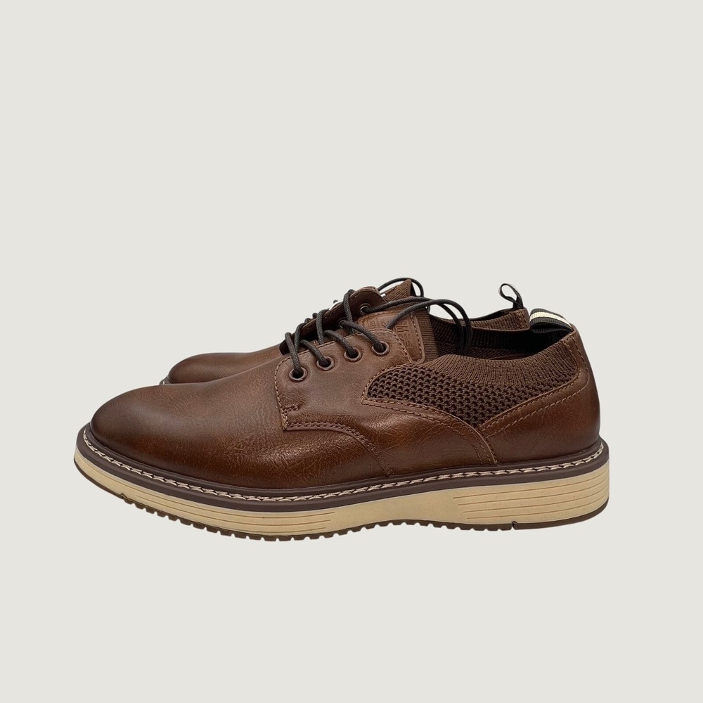 Steve Madden P-Kenson Cognac Hybrid Oxford Dress Shoes Men's Size 8 NWB - Picture 2 of 8